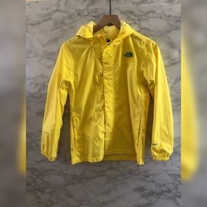 North Face Yellow Rain Jacket